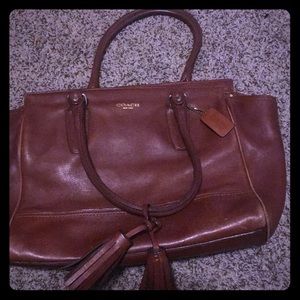 Leather Coach Bag